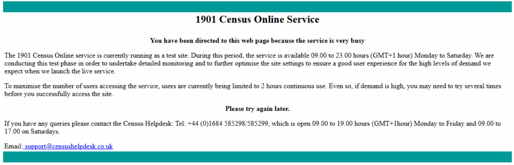 Official message page promising upgrades like firewalls and bandwidth.